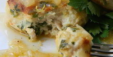 куриные котлеты с лимонным соусом