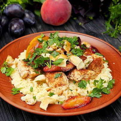 Кускус с курицей