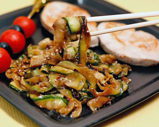 Лапша из цуккини