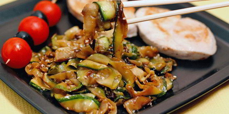 Рецепт лапши из цуккини