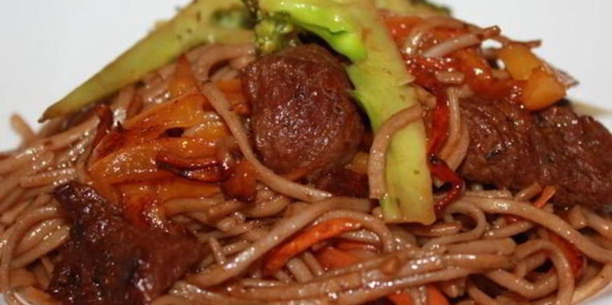 Рецепт лапши с говядиной