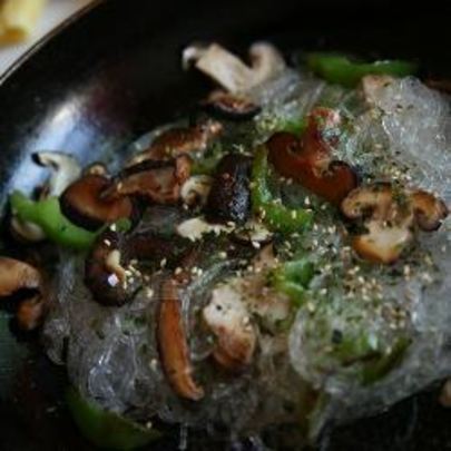 Лапша с грибами