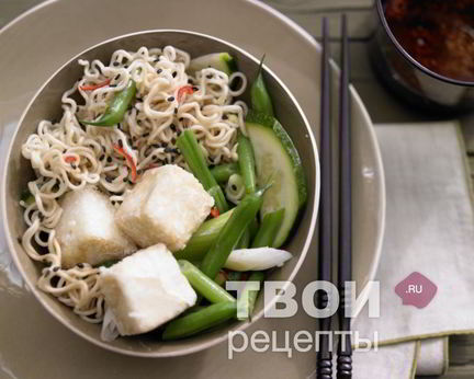 Лапша с овощами