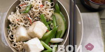 лапша с овощами
