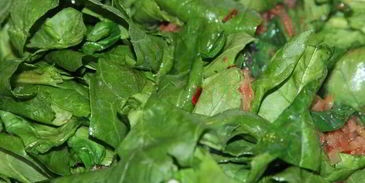 лапша ширатаки со шпинатом