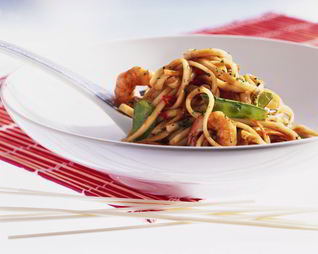 Лапша удон с соусом терияки