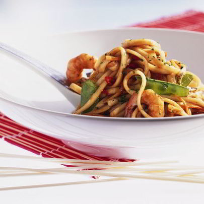 Лапша удон с соусом терияки