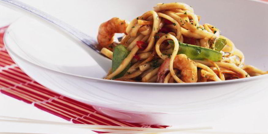 Рецепт лапши удон с соусом терияки