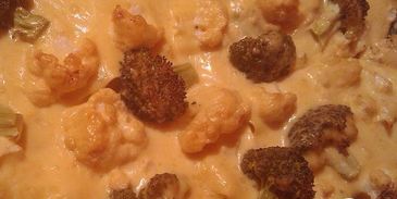 большая лазанья с морепродуктами