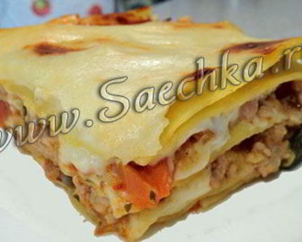 Диетическая лазанья