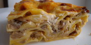 грибная лазанья