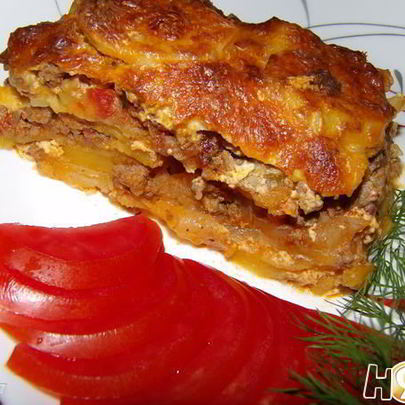 Картофельная лазанья