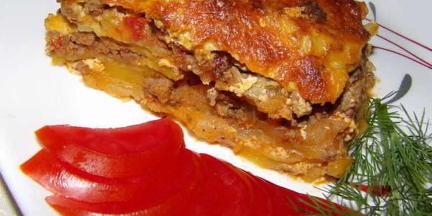 Рецепт картофельной лазанья