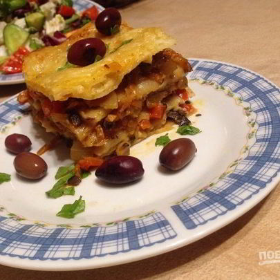 Лазанья без мяса