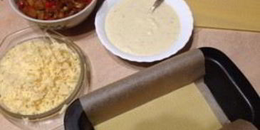 лазанья без мяса