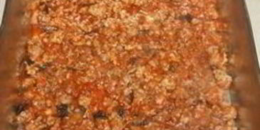 лазанья из баклажанов с фаршем