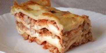 лазанья из баклажанов с фаршем