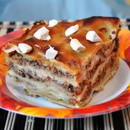 Рецепт Лазаний из готовых листов с говяжьим фаршем