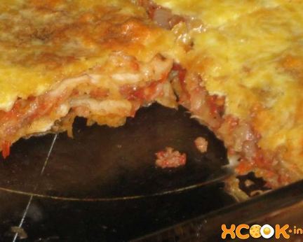 Лазанья из лаваша