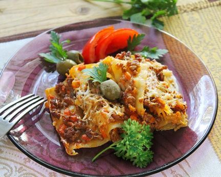 Лазанья классическая с мясом