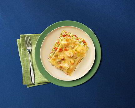 Лазанья с ароматом моря