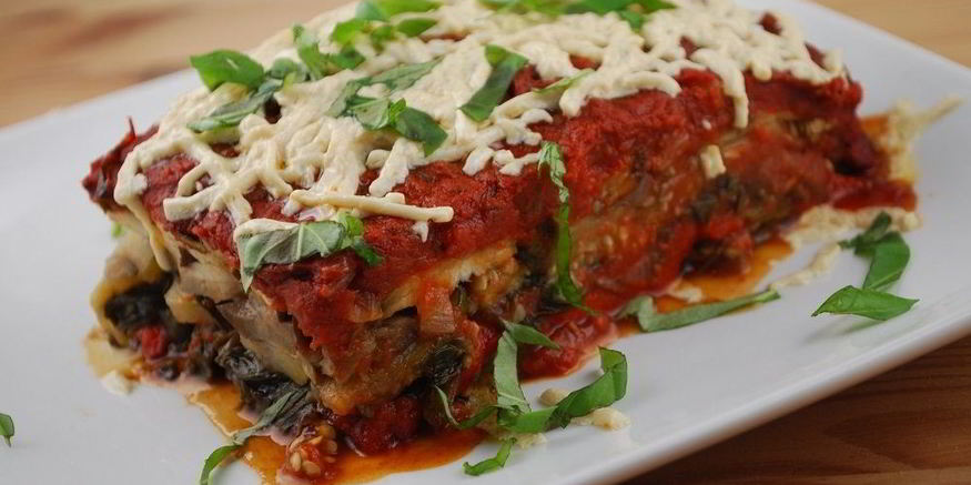 Рецепт лазаний с баклажанами и помидорами