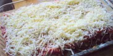 лазанья с баклажанами и помидорами