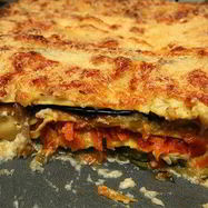 Рецепт Лазаний с баклажанами, песто, фундуком и петрушкой