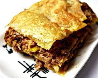 Лазанья с чеддером