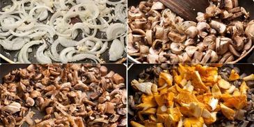 лазанья с грибами