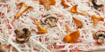 лазанья с грибами