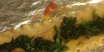 лазанья с кабачками, шпинатом и сладким перцем