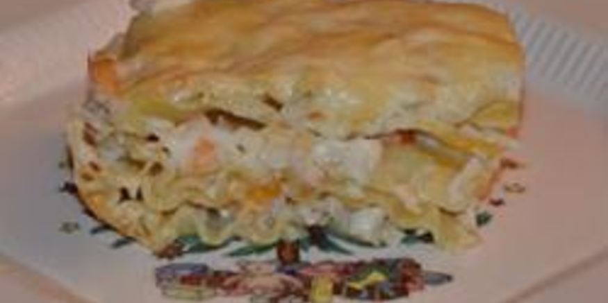 Рецепт лазаний с креветками и крабовыми палочками