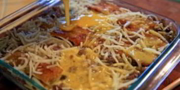 лазанья с мясным фаршем