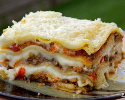 Лазанья с мясом