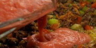 лазанья с мясом