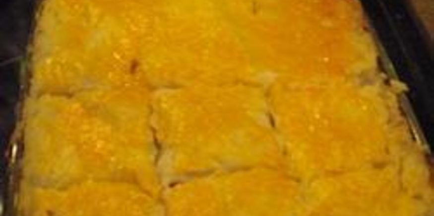 Рецепт лазаний с сыром и картофельным пюре