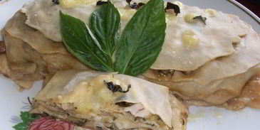 лазанья с цукини и курицей