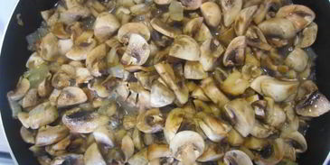 лазанья с твердым сыром и шампиньонами