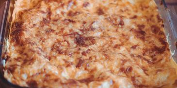 лазанья сырная с грибами