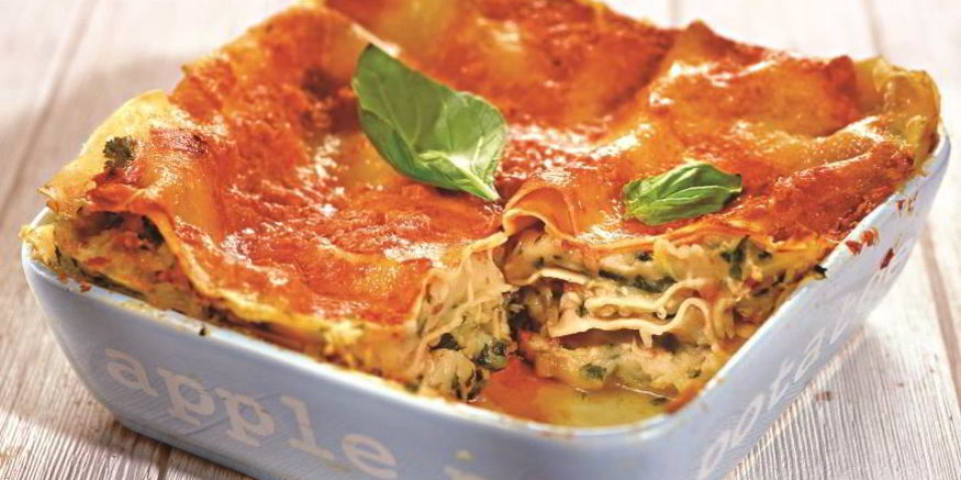 Рецепт овощной лазанья