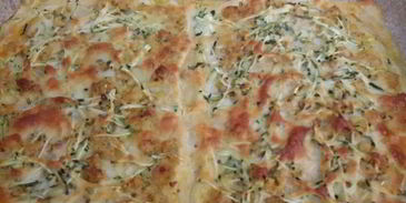 рыбная лазанья с рыбой pescatore