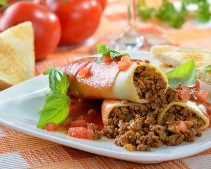 Каннеллони с фаршем