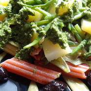 Рецепт Лигурийской пасты тренетте с песто и овощами