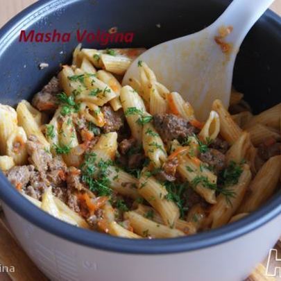 Макароны по-флотски в мультиварке