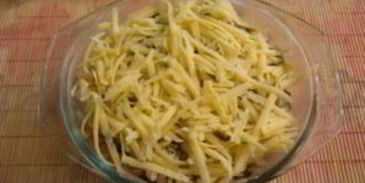 макароны с грибами в духовке