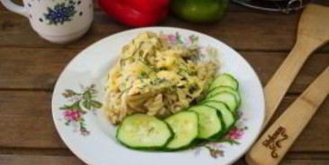 макароны с грибами в духовке