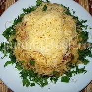 Рецепт Макарон с колбасой из мультиварки