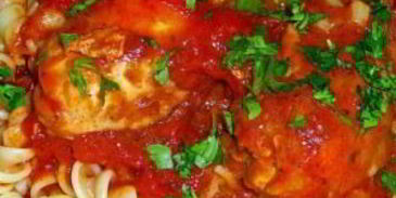 макароны с курицей