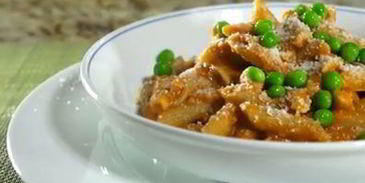 макароны с соусом из тыквы